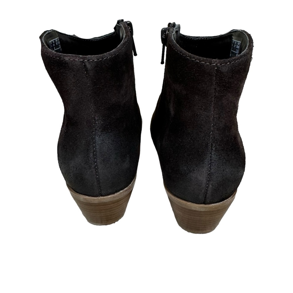 Clarks Mila Myth Dark Brown Suede Ankle Boots Women’s Size 6 1/2M NEW - Picture 5 of 7